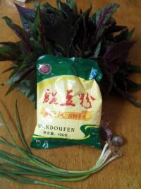 凉拌胭脂凉粉