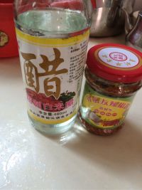 酸辣粉通心菜梗