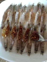 蒜蓉开背虾
