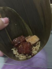 红豆猪肉粽