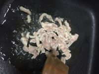 肉丝炒茭白青椒
