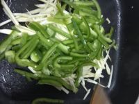 肉丝炒茭白青椒