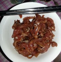 白菜粉条肉丝汤