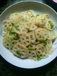 清炒藕片