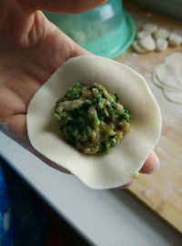 韭菜猪肉馅水饺