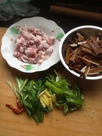 辣炒肉丝豆干