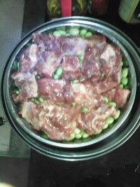 黄豆蒸排骨