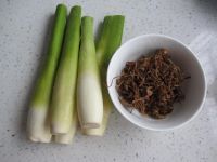 明油笋干菜煮茭白