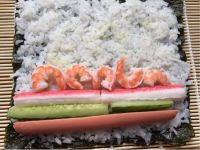 鲜虾沙拉寿司