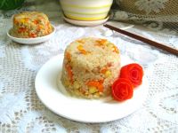 胡萝卜玉米炒饭