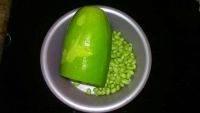 青瓜焖毛豆子