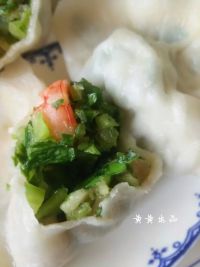 芹菜虾仁水饺