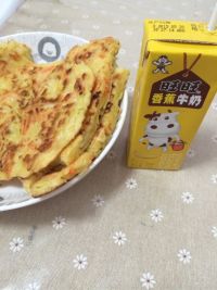 虾米胡萝卜鸡蛋饼