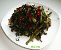 豇豆角炒茄子