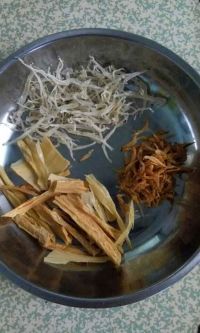 腐竹银鱼粥