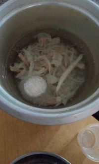 腐竹银鱼粥