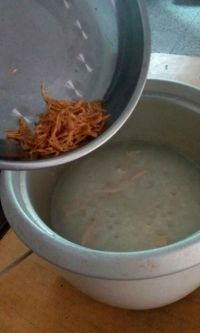 腐竹银鱼粥