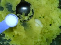 葱香土豆寿桃饼