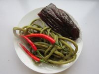酸豇豆炒腊肉