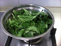 白灼菠菜