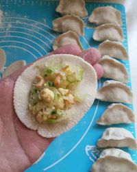 西瓜皮秋葵海米鸡蛋饺