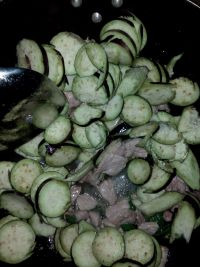 茄子炒肉