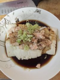 虾蓉豆腐蒸