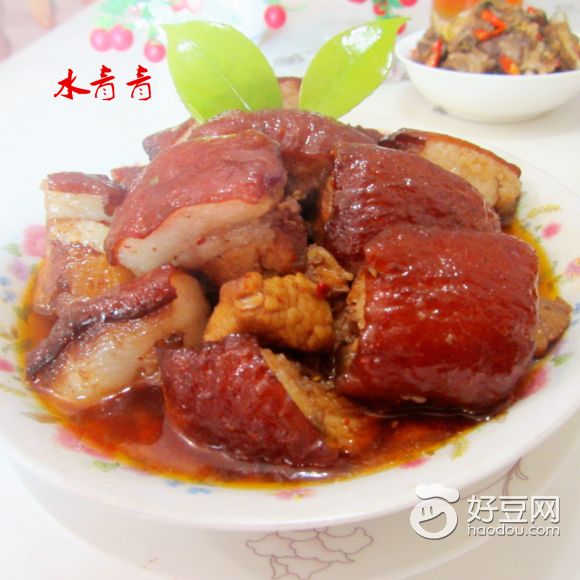 黑豆豉甜酒蒸膀肉