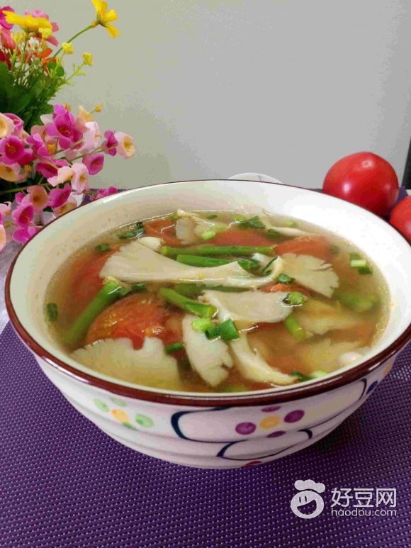 芦笋西红柿蘑菇汤