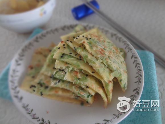 苦瓜鸡蛋早餐饼