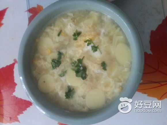 鸡蓉玉子豆腐汤