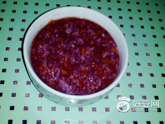 南瓜紫薯粥