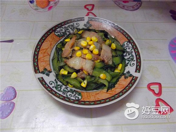 回锅肉炒黄瓜