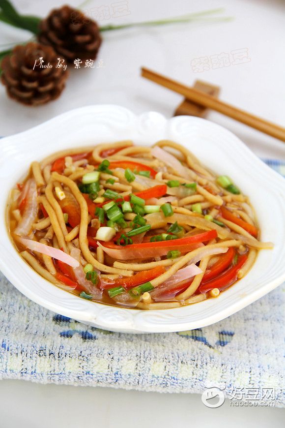 酸汤榆树面饸饹