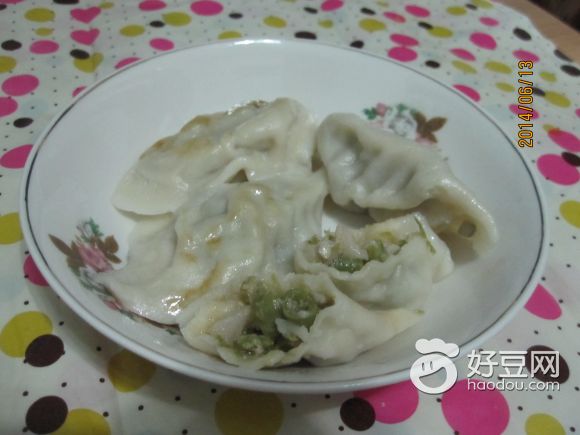 豆角肉水饺