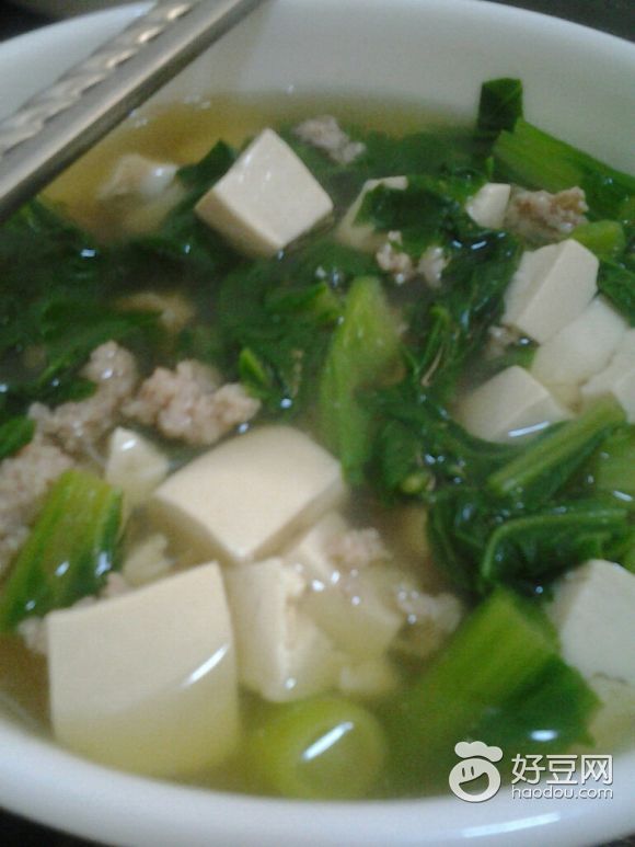 豆腐芥菜汤