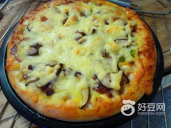 香菇培根披萨