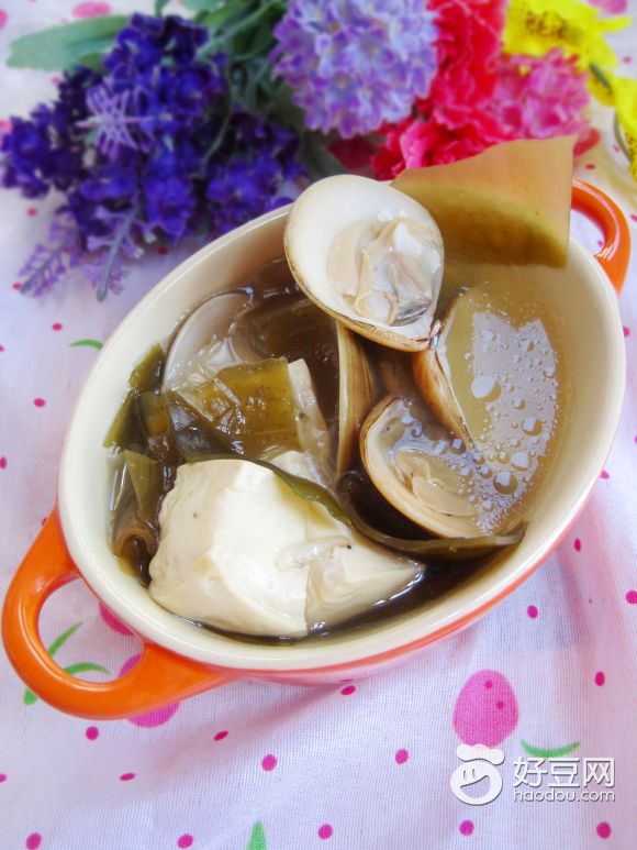 豆腐海带蛤蜊汤