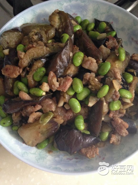 肉末茄子豆丁