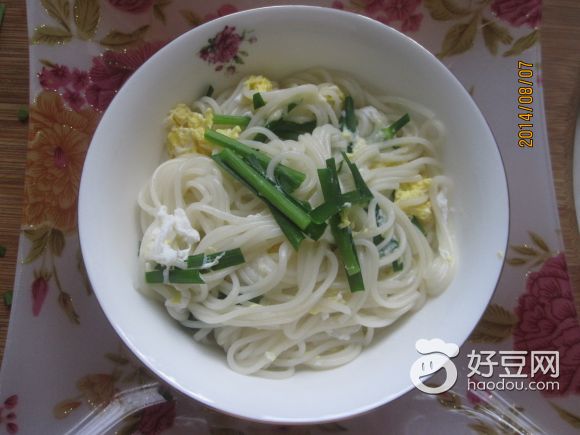 韭菜鸡蛋面