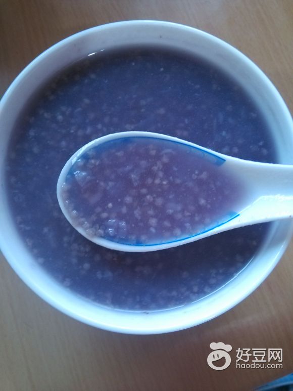 紫薯小米营养粥