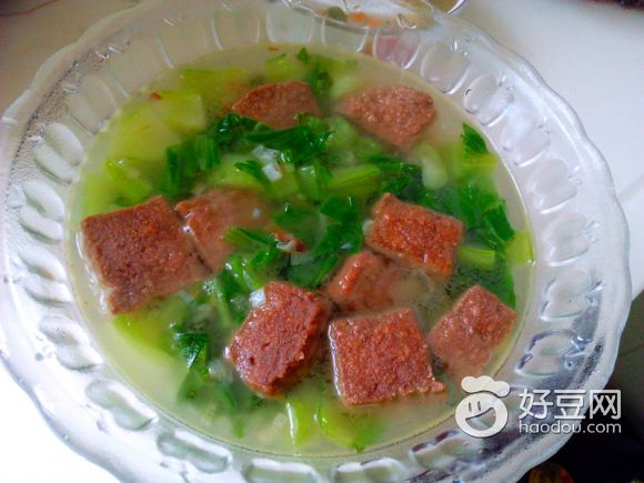 青菜油豆腐汤