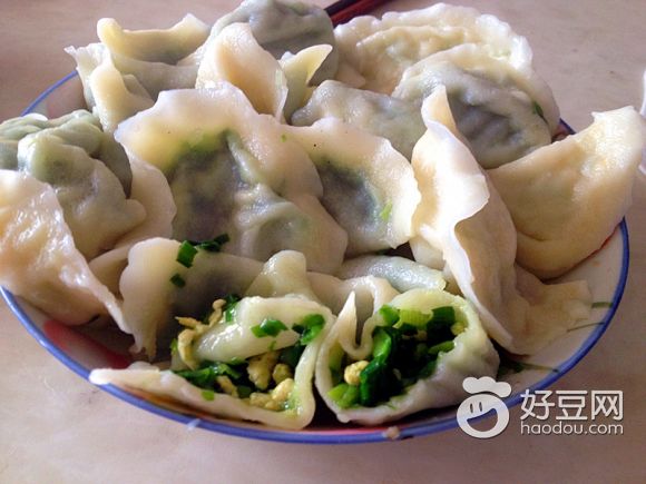 韭菜鸡蛋水饺