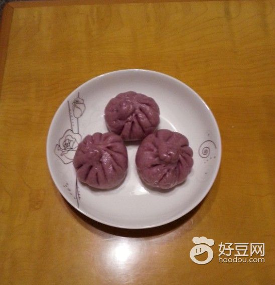 紫薯咸菜肉包