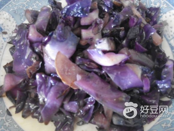 酸辣紫甘蓝菜