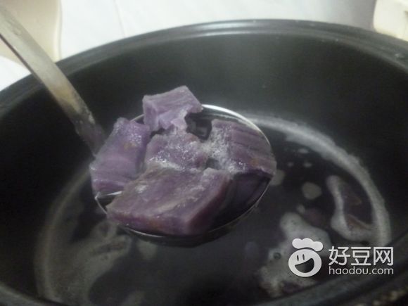 紫薯冰糖甜汤