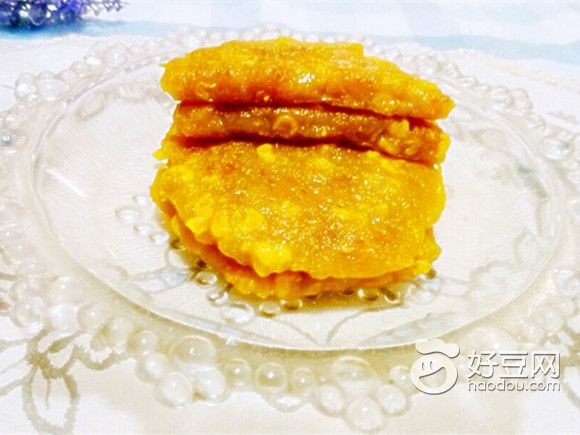 南瓜玉米粒饼