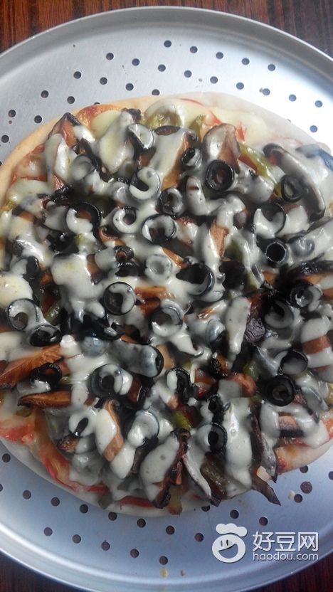 香菇橄榄披萨