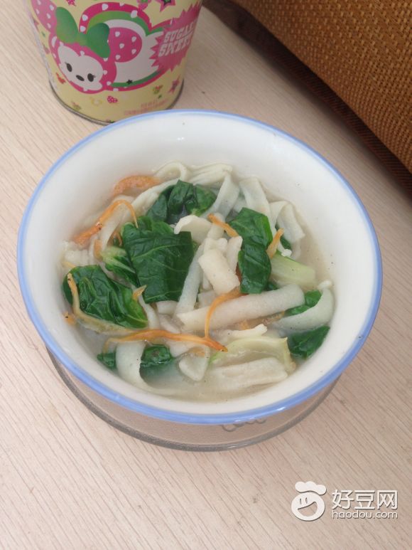 银鱼青菜豆丝汤
