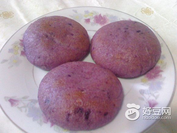 紫薯烤饼